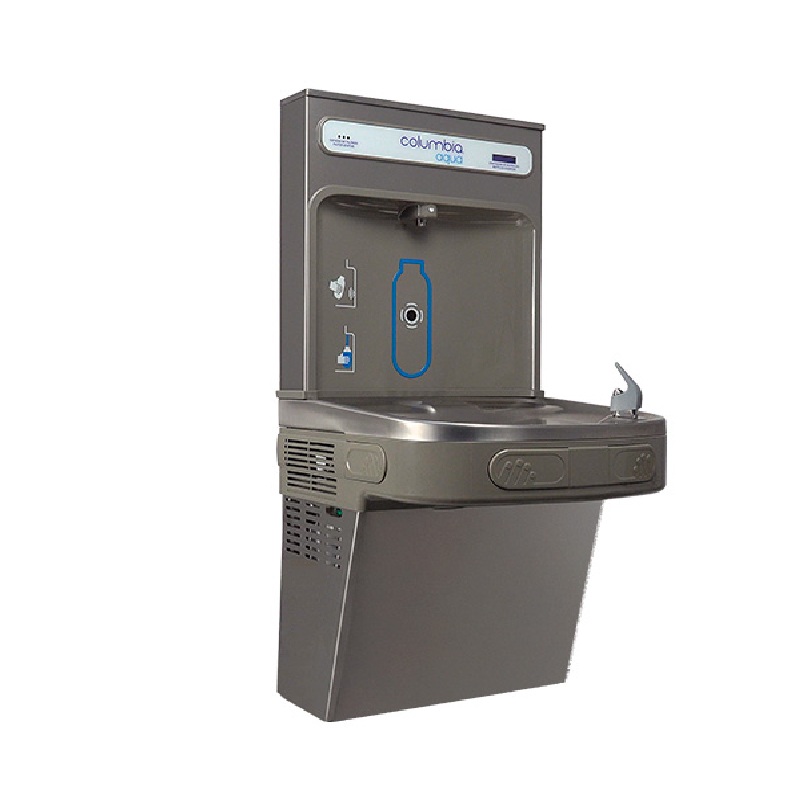 Fuente pared acero inox Denix-Aquaneo